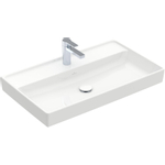 Villeroy & Boch Collaro Plan vasque 80x47cm 1 trou de robinet sans trop-plein Ceramic+ Blanc SW358375