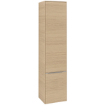 Villeroy & Boch Subway 3.0 armoire - haute 171x40cm - 2 porte 1 étagère gauche nordic oak SW641662