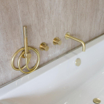 Crosswater MPRO Module Robinet de baignoire - 2 fonctions - avec bec de baignoire - laiton brossé SW916931