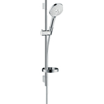 Hansgrohe Raindance Select S Doucheset - 120 - 3jet - met Unica - glijstang 65 cm en zeepschaal wit/chroom - wit chroom GA96533