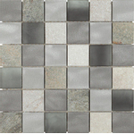 Dune Materia Mosaics Mozaiektegel 29.8x29.8cm Magma Grey 8mm Mat Grey SW798695