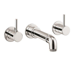 Crosswater MPRO INDUSTRIAL Robinets d'arrêt pour baignoire - 2 pièces - encastré - chrome SW451398