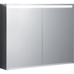 Geberit Option armoire de toilette 2 portes miroir double face avec éclairage led 90x70x15cm SW417770