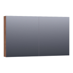Saniclass Plain Spiegelkast - 120x70x15cm - 2 links/rechtsdraaiende spiegeldeuren - MFC - viking shield SW392904