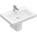 Villeroy & Boch Subway 2.0 lavabo - 65x47cm - 1 trou de robinet avec trop-plein ceramic+ blanc 1024071