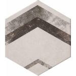 Cir Miami Vloer- en wandtegel hexagon 24x28cm 10mm R10 porcellanato Mix Esagonia SW295221