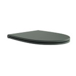QeramiQ Élan Abattant WC - fermeture ralentie - déclipsable - slim - vert foncé mat SW1581558