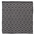 Sealskin trellis tapis de bain 60x60 cm coton noir SW699493