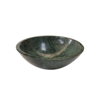 Saniclass Pesca Indian Green Waskom - 43x43x13.5cm - rond - marmer - groen SW522625