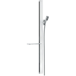 Hansgrohe Unica E Barre de douche 90cm avec flexible Isiflex B 160cm et porte-savon Casetta E Blanc/chrome SW157212