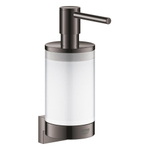 GROHE Selection support mural pour verre et distributeur de savon Hard graphite brillant (anthracite) SW499720