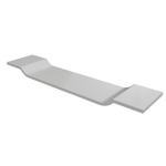 Crosstone by Arcqua Solid Surface badbrug 90x20cm mat wit SW486538