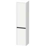 Duravit Ketho.2 Hoge kast - met 2 deuren - 40x176x36cm rechts - met tip onwit - mat wit SW771797