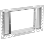 Villeroy & Boch Viconnect montageset v/verzonken - inbouw - 300x190x30mm - Rvs (glans chroom) SW106659