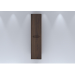 H&R badmeubelen Juice Hoge Kast - 40x35x170cm - met ronde hoeken - 2 deuren - rechtsdraaiend - dark oak SW875801