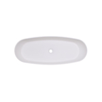 Zeza Arte Vasque à Poser - 95x36x14cm - solid surface - mat blanc SW1472195