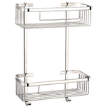 Best Design Rome Reinach étagère de douche 2 tablettes SW279817