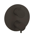 Crosswater MPRO Boîte Croisée Industrielle - pièce encastrée - avec pièce de finition - 2 fonctions - noir mat SW1224168