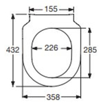 Villeroy & Boch Omnia architectura closetzitting - slimseat softclosing en quickrelease wit GA18669