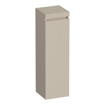 BRAUER Joy Wavy Hoge kast - 120x35x35cm - 1 deur - rechtsdraaiend - greeploos - mat beige SW1201296