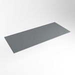 Mondiaz TOP 46 Plan sous vasque - 110x46x0.9cm - compatible comme plan de meuble - solid surface - Plata SW1017781