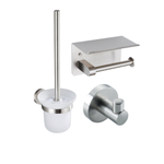 Fortifura Calvi - toiletrolhouder - met plateau - Geborsteld RVS PVD (RVS) SW1390006