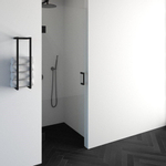 BRAUER Crée Porte de douche - 70x200cm - sans profil - anti-calcaire - verre de sécurité 8mm - anthracite mat SW223724