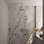 BRAUER Chrome Edition thermostatische Inbouw Regendouche - 3-weg - rond - set 89 - 20cm hoofddouche - plafondarm - staaf handdouche - doucheslang - geïntegreerde glijstang - chroom SW1158986