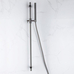 FortiFura Calvi Ensemble de douche avec barre curseur - douchette stylo - flexible lisse - Gunmetal PVD SW1159298