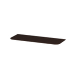 INK Concept R Plan vasque - 120x45x1.7cm - pour meuble bas arrondi - MFC - Dark veneer SW1406082