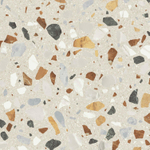 STN Ceramica wand- en vloertegel - 59.5x59.5cm - 9.5mm - gerectificeerd - Terrazzo - Beige SW857376
