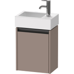 Duravit Ketho.2 Wastafelonderbouwkast - met 1 deur - 36.4x23.8x44cm rechts - met greep antraciet - basalt mat SW771824