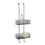 Zack Iparo grand panier de douche noir acier inoxydable SW538613