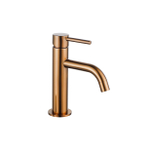 Fortifura Calvi Slim Robinet de lavabo - 17,4cm - montage apparente - cuivre brossé PVD (Cuivre) SW970029