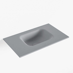 Mondiaz LEX Fontein - 50x30x0.9cm - wasbak Rechts - zonder kraangaten - voor toiletmeubel - Solid surface - Plata SW1025950