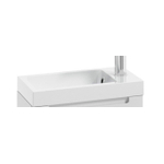 Nemo Spring Aurora handwasbak - 40x20.1x12.2cm - minerale composiet - wit SW293587