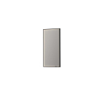Ink spiegels miroir sp19 rectangle dans un cadre en acier avec chauffage à led. couleur changeante. dimmable et interrupteur 100x50cm noir mat SW693058