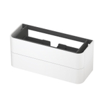 INK Concept R Meuble sous-lavabo - 120x45x52cm - 2 tiroirs - poignées rapportées - angles arrondis - MDF laqué - blanc mat SW1405551