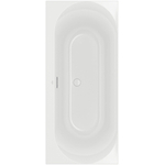 Villeroy & Boch baignoire duo Loop - 170x75cm - rectangulaire/bain intérieur ovale - Acrylique Blanc Alpin brillant SW693631