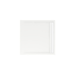 Xenz Easy Tray receveur de douche - 90x90x5cm - acrylique - sans cache-caniveau - blanc SW379219
