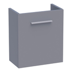 BRAUER Trust Meuble sous lave-mains - 40x45x22cm - 1 porte - sans poignée - gauche - Gris mat SW370746