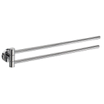 Smedbo Home Porte-serviettes - 44x4.8x5.2cm - à suspendre - Laiton massif Chrome SW12165