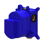 IVY Boîte d’encastrement - pour mitigeur thermostatique encastré - robinet d’arrêt - bleu foncé SW1031044