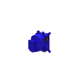 IVY Inbouwbox - voor inbouw thermostaat - stopkraan - donker blauw SW1031044