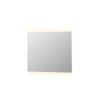 INK SP4 spiegel – 100x80 cm – directe LED boven en onder – instelbare lichtkleur, dimbaar – aluminium zilver SB8407940
