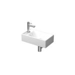 Ink Proline fonteinset – 40x23x10 cm – porselein wit – kraangat links – chromen kraan SW351289