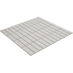 The Mosaic Factory London mozaïektegel - 30x30cm - wand en vloertegel - Rechthoek - Porselein Super White Mat SW382561