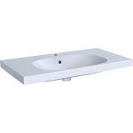 Geberit Acanto lavabo avec trou pour robinet avec trop-plein 90x48.2x16.8cm blanc 500623012 SW417388