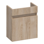 BRAUER Joy fonteinonderkast - 40x45x22cm - met 1 deur greeploos linksdraaiend Sunlit SW522741