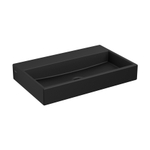 Clou Mini Wash Me lave-mains 38x24cm sans trou de robinet et sans bonde Céramique Noir mat SW9310